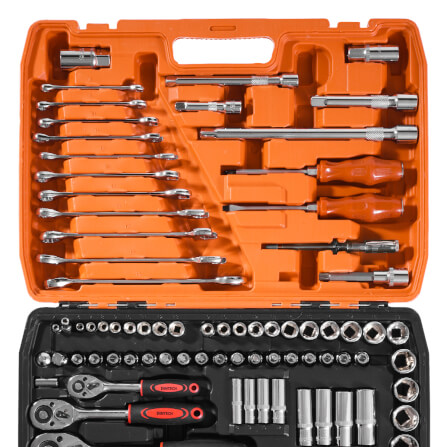 ชุดบ็อกซ์ InnTech รุ่น WKT-121PCS 1/4 , 3/8 , 1/2 นิ้ว แพ็ก 121 ชิ้น_3